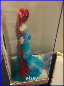 Disney Princess Ariel Little Mermaid Limited Edition Designer Doll with bag