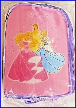 Disney Princess Aurora Belle Cinderella Baby Doll Backpack Changing Pad Set New