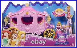 Disney Princess Aurora Sleeping Beauty Royal Carriage Playset W5929 NEW