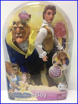 Disney Princess Beauty And The Beast Transforming Prince To Beast Doll