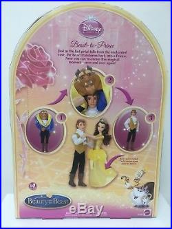 Disney Princess Beauty And The Beast Transforming Prince To Beast Doll