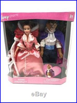Disney Princess Belle Beauty and The Beast Transforms into Prince Doll Set NEW