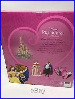 Disney Princess Belle Beauty and The Beast Transforms into Prince Doll Set NEW