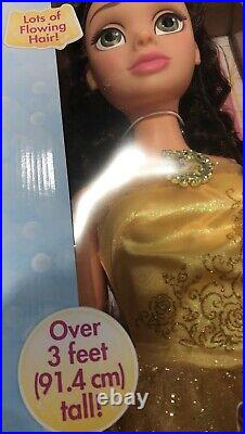 Disney Princess Belle Life Size Beauty and the Beast My Size Barbie Type  38" 