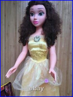 Disney Princess Belle My Size Doll 38 Tall 3 ft Beauty & The Beast Life Size