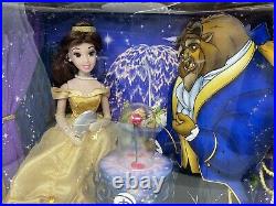 Disney Princess Belle Porcelain Doll Brass Key Classic Movie Memorie Collectible