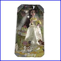 Disney Princess Belle Porcelain Doll Brass Key Royal Wedding Collection