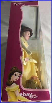 Disney Princess Belle Porcelain Doll Collector Brass Key Beauty & The Beast 2002