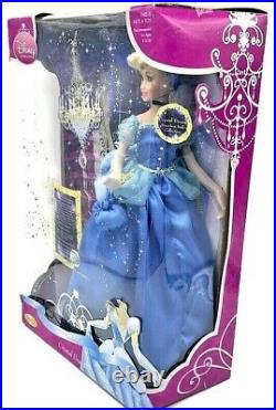 Disney Princess Cinderella Crystal Dream Porcelain Doll Collection Keepsake NEW