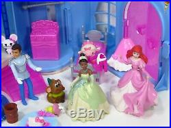 Disney Princess Cinderella Fairytale Castle Magic Clip Dolls Playset Carriage