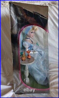 Disney Princess Cinderella Porcelain Doll Brass Key Keepsakes NEW
