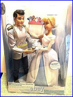 Disney Princess Cinderella & Prince Charming Wedding Doll Set