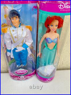 Disney Princess Classic Doll Collection The Little Mermaid Ariel and Eric, new