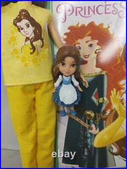 Disney Princess Coloring Book Beauty and the Beast Belle figure Barbie Doll Lot