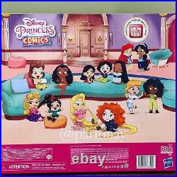 Disney Princess Comics Minis Comfy Squad Collection Pack 12 Dolls Collectable 