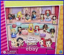 Disney Princess Comics Minis Comfy Squad Collection Pack, 12 Dolls Collectible