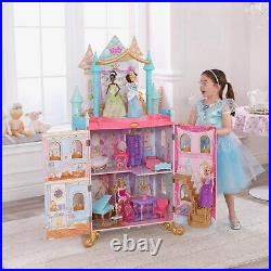 Disney Princess Dance Dream Wooden Dollhouse Over 4 Feet Tall with Sounds Spinni