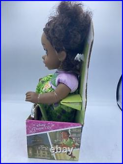Disney Princess Deluxe Baby Tiana Doll with Frog Rattle & Tiara, Jakks 2016