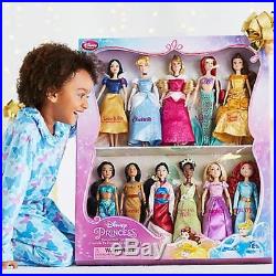 Disney Princess Doll Collection Snow White Cinderella Aurora Ariel Mulan Jasmine