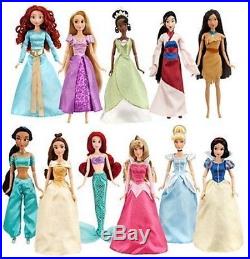 Disney Princess Doll Collection Snow White Cinderella Aurora Ariel Mulan Jasmine