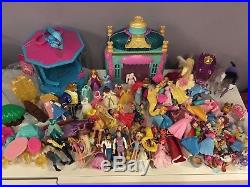 Disney Princess Dolls magiclip Polly PocketBundle Princes Castles Accessories+