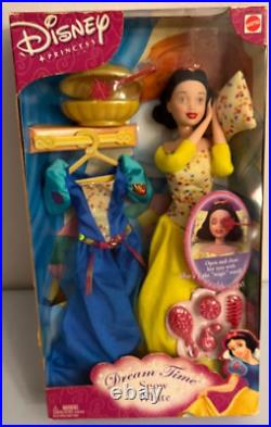 Disney Princess Dream Time Snow White Doll 2002 Mattel 57434 Very Rare HTF