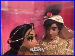 Disney Princess Fairytale Jasmine & Aladdin Limited Edition Designer Doll Rare