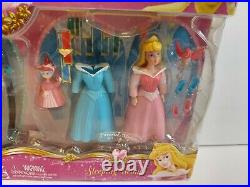 Disney Princess Favorite Moments Cinderella Ariel Belle Aurora Glitter Outfits