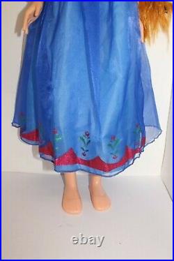 Disney Princess Frozen Anna My Size Doll Jakks Pacific 2014 3 Foot Tall