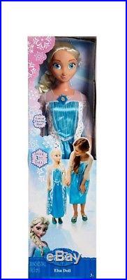 Disney Princess Frozen ELSA Life Size NEW over 3ft My Size Barbie Type Doll 38