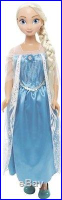 Disney Princess Frozen ELSA Life Size NEW over 3ft My Size Barbie Type Doll 38