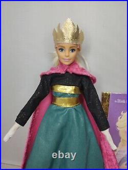 Disney Princess Frozen I am Elsa Book Barbie Fashion Doll OOAK Gift Set Lot