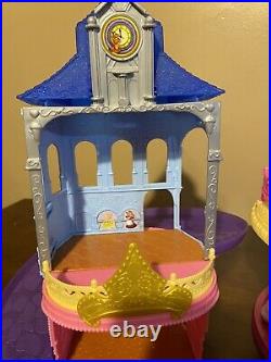 Disney Princess Glitter Glider Castle Magiclip Doll Mattel Little Kingdom Lot