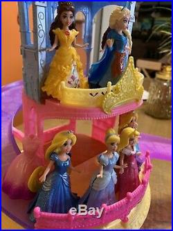 Disney Princess Glitter Glider Castle and Magiclip Dolls