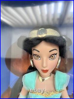 Disney Princess JASMINE Porcelain Keepsake 14 Doll BRASS KEY 2003 NIB Rare