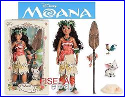 Disney Princess Limited Edition Collector Moana Doll 16 2016 Pua HeiHei New
