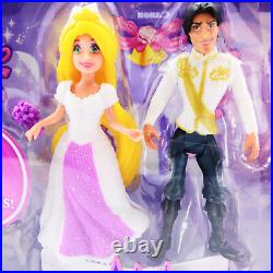 Disney Princess Little Kingdom Ariel Rapunzel Mini Dolls Wedding Toys Girls 3 4