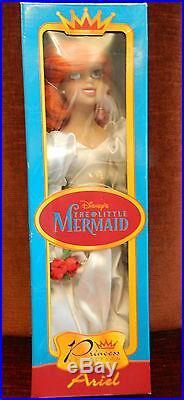 Disney Princess Little Mermaid Ariel Princess Porcelain Bride Doll 15 Nrfb