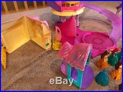Disney Princess Magic Clip Glider Castle + Magic Clip DOLLS- HUGE LOT RETIRED