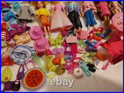 Disney Princess Magic Clip Mattel Polly Pocket Lot Figure Car Case Accessories