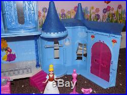 Disney Princess Magiclip Cinderella Castle + Accessories + Doll + Outfits