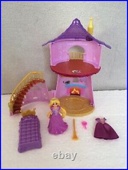Disney Princess Magiclip Doll Castle Palace Cinderella Ariel Snow White Rapunzel