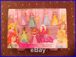 Disney Princess Magiclip Dolls Collection Aurora Tiana Cinderella Belle Ariel