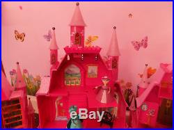 Disney Princess Magiclip Sleeping Beauty Aurora Castle Carriage Dolls Dresses