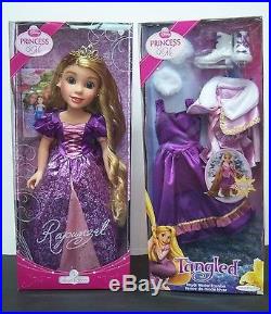 Disney Princess & Me Tangled Rapunzel Jewel Edition 18 Doll & Skating Outfit