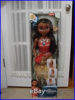 Disney Princess Moana Life Size NEW 32 My Size Barbie Type Doll Poseable Jakks