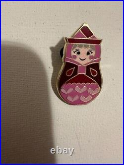 Disney Princess Nesting Dolls FULL SET 16 Pins Fairies Elsa Anna Belle Ariel