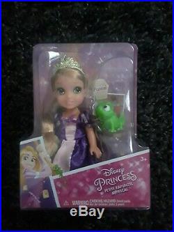 Disney Princess Petite Dolls Lot Of 8 Elsa Anna Moana Ariel Belle Tiana +2 New