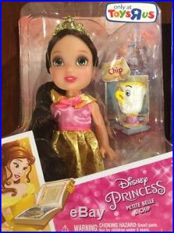 Disney Princess Petite Toddler Dolls COMPLETE SET Of 7 Toys R Us Exclusive NIB