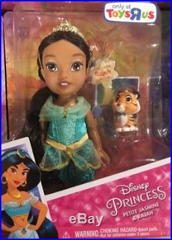 Disney Princess Petite Toddler Dolls COMPLETE SET Of 7 Toys R Us Exclusive NIB